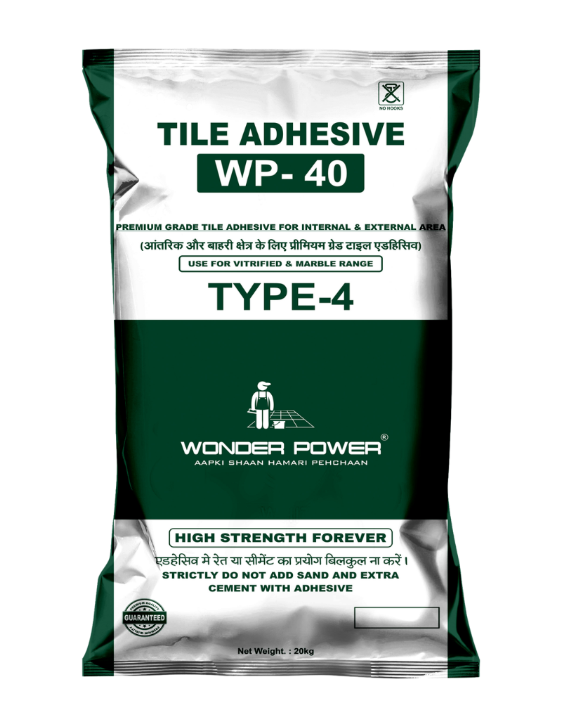 WP-40 Tile Adhesive Type 4, 20 kg pack by Wonder Power